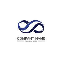 infinity design logo and 8 icon, vector, sign, creative logo for business and corporate infinity symbol vector