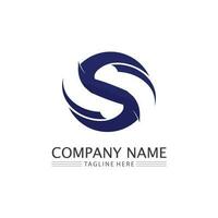 Business corporate S letter logo vector