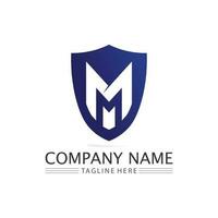 M Letter Logo Template vector