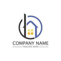 Building home logo, house logo, architecture, icon, residence and city, town, design and window, estate, business logo, vector home