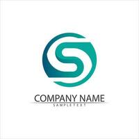 Business corporate S letter logo vector