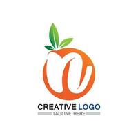 N logo font company logo business and letter initial N design vector and letter for logo