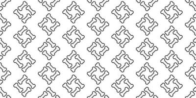 Bone Seamless pattern dog bone vector illustration repeat background tile wallpaper