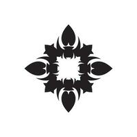 Diseño de ilustración de vector de icono de tatuaje étnico tribal