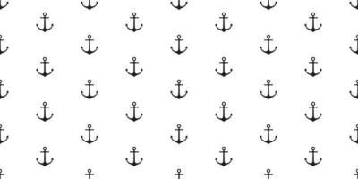 Anchor seamless pattern vector boat isolated helm scarf Nautical maritime sea ocean tile background repeat wallpaper