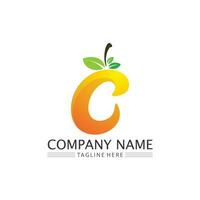 C Letter Logo Template vector