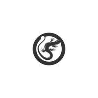 animal vector lagarto salamandra gecko cocodrilo y reptiles diseño logo