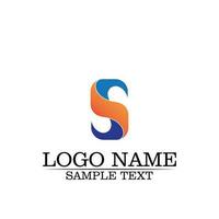 Business corporate letter S logo design vector design