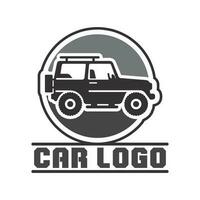 Auto car logo design with concept sports car vehicle icon silhouette.Vector illustration design template. vector