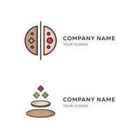 Logo Bright Cafe Pancakes vector