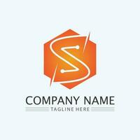 Business corporate S letter logo vector