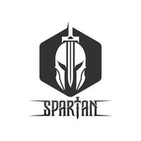 spartan and gladiator helmet logo icon designs vector