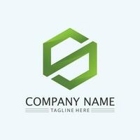 Business corporate S letter logo vector