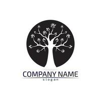 Tree leaf vector design eco friendly concept logo