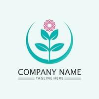 leaf logo design vector for nature symbol template editable,Green leaf logo ecology nature element vector icon.