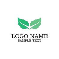 Eco Tree Leaf Logo Template vector