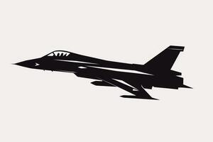 Icon black and white fighter jet soaring through the skies. Generative AI photo