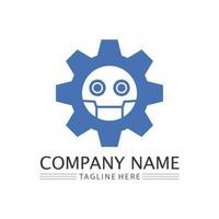 Robot icon vector
