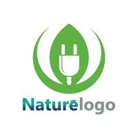 vector de diseño de logotipo de hoja para plantilla de símbolo de naturaleza editable, icono de vector de elemento de naturaleza de ecología de logotipo de hoja verde.