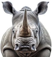 Rhino png with AI generated.