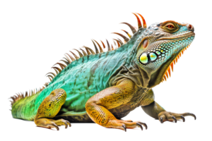 iguana png con ai generado.