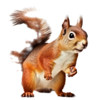 Squirrel png with AI generated.