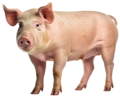 Schwein png mit ai generiert.