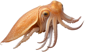 Squid png with AI generated.