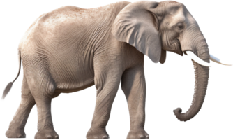 Elefant png mit ai generiert.