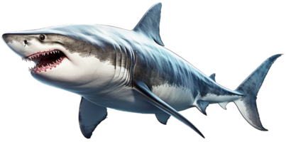 Shark png with AI generated.