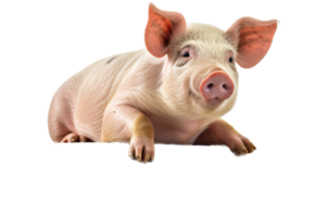 Pig png with AI generated.