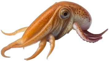 Squid png with AI generated.