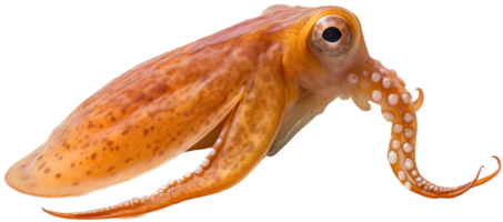 Squid png with AI generated.