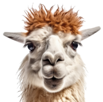 Llama png with AI generated