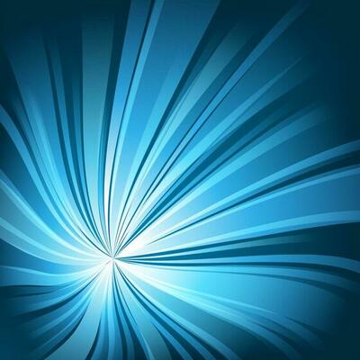 Abstract Blue Light Twisted Background, Vector Illustration