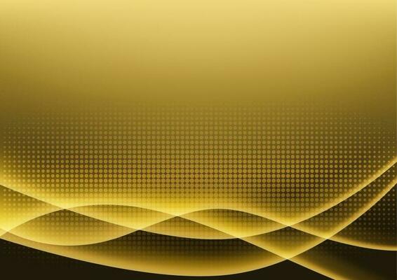 Futuristic gold light glowing, Vector Illustration