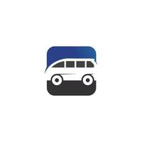 iconos de automóviles y automóviles con logotipo vectorial para camiones de viaje, autobuses y otros signos de vectores de transporte, ilustración de diseño