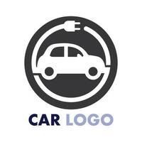 Auto car logo design with concept sports car vehicle icon silhouette.Vector illustration design template. vector