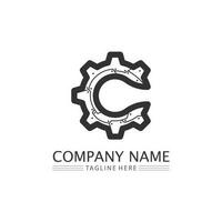 C logo for Vitamin and font C letter Identity and design business vector