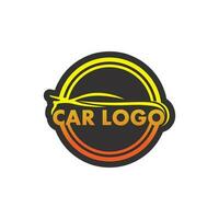 Auto car logo design with concept sports car vehicle icon silhouette.Vector illustration design template. vector