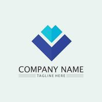 Business icon and logo design vector graphic