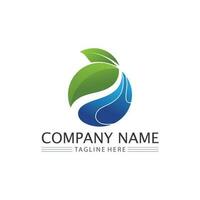 Water drop Logo Template vector