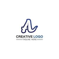 A Letter Logo Template vector