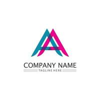 A Letter Logo Template vector