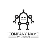 Robot icon vector