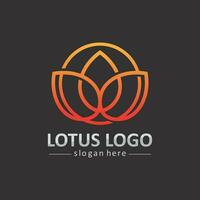 Beauty Vector lotus icon