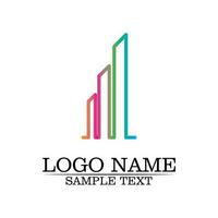 Real estate and home buildings logo icons template vector