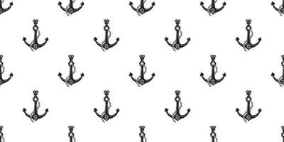 Anchor Seamless Pattern helm boat vector diamond nautical maritime tropical isolated background wallpaper