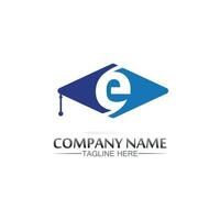 school logo and education, vector, illustration and book logo for study web, pen, workshop and learn vector