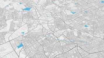 linght cinzento azul Bangalore mapa fundo laço. fiação por aí Índia cidade ar imagens de vídeo. desatado panorama rotativo sobre centro da cidade pano de fundo. video